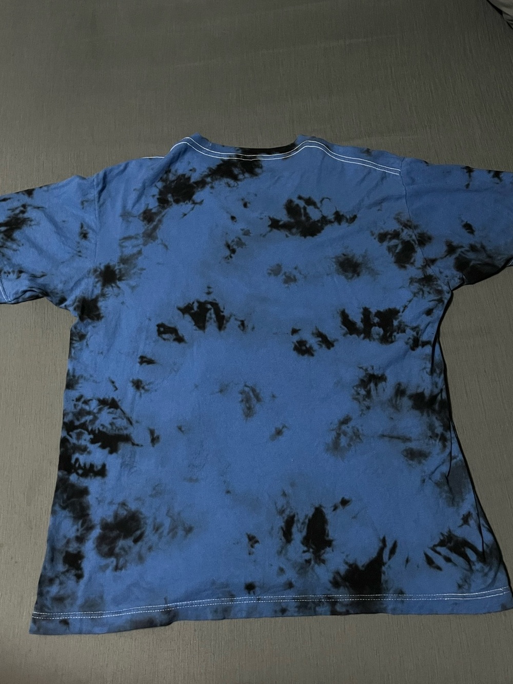 Hot Topic Large Ravenclaw Blue Tie-Dye T-Shirt and Navy Plaid Skirt Set - Picture 16 of 16